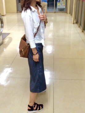 しずさん（レディース・156cm）の夏コーディネート