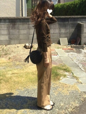 「ANOTHER BRANCH（アナザーブランチ）のアイテム（パンツ）」を使った、しずさん（レディース・156cm）の夏コーディネート
