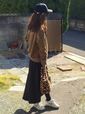 「フェルトキャップ」｜しずさん（レディース・156cm）の秋コーディネート