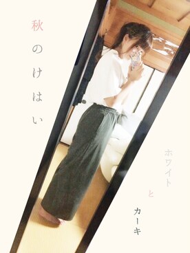 YKK.さん（レディース・165cm）の秋コーディネート