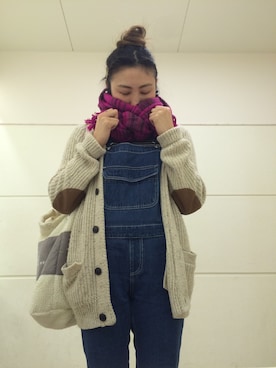 KANさん（レディース・168cm）の冬コーディネート