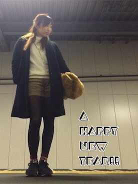 「お正月」｜KANさん（レディース・168cm）の冬コーディネート