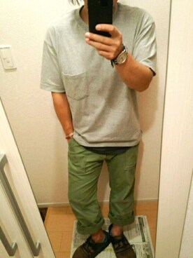 土田間半家増さんのコーディネート