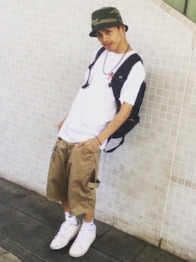「west side」｜reijingstar!さん（メンズ・160cm）の夏コーディネート