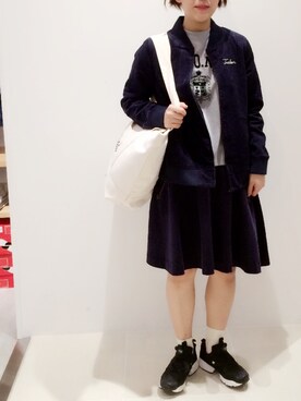 三宅 紗也加さん（レディース・156cm）の秋コーディネート