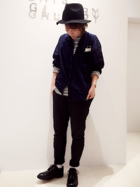 三宅 紗也加さん（レディース・156cm）の秋コーディネート