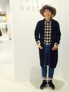 三宅 紗也加さん（レディース・156cm）の冬コーディネート