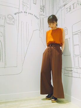 Manamiさん（レディース・158cm）の夏コーディネート