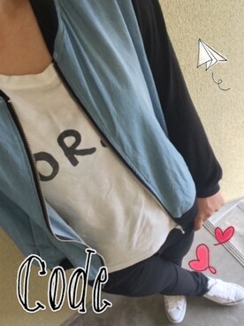 「CONVERSE（コンバース）のアイテム（スニーカー、ホワイト系）」を使った、Yukinoさん（レディース・167cm）の夏コーディネート