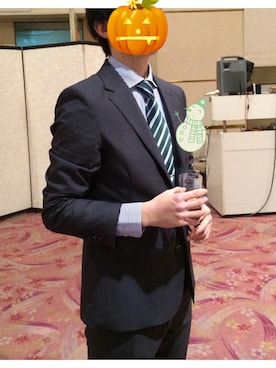 「URBAN RESEARCH（アーバンリサーチ）のアイテム（セットアップ）」を使った、yoddyさん（メンズ・183cm）の春コーディネート