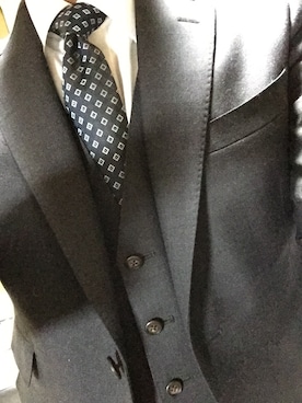 「スーツ」｜こーさん（メンズ・167cm）の冬コーディネート