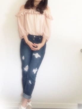 「passage mignon/flaneur（パサージュミニョンフラヌール）のアイテム（腕時計）」を使った、aoiさん（レディース・164cm）の夏コーディネート