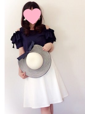 「passage mignon/flaneur（パサージュミニョンフラヌール）のアイテム（腕時計）」を使った、aoiさん（レディース・164cm）の夏コーディネート