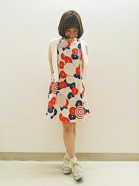 「ふりふ」｜fujimuraさん（レディース・168cm）の夏コーディネート
