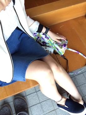 「Marc by Marc Jacobs（マークバイマークジェイコブス）のアイテム（アクセサリー）」を使った、fuminaさん（レディース・173cm）の春コーディネート