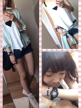 「Marc by Marc Jacobs（マークバイマークジェイコブス）のアイテム（スニーカー）」を使った、fuminaさん（レディース・173cm）の春コーディネート