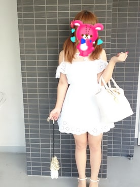 「MERCURYDUO（マーキュリーデュオ）のアイテム（キャミソール）」を使った、そのちゃん♪さん（レディース・148cm）の夏コーディネート