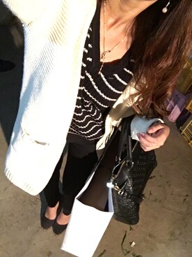 「SELECT.（セレクト）のアイテム（トップス）」を使った、chimiさん（レディース・153cm）の秋コーディネート