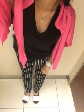 「DURAS（デュラス）のアイテム（つなぎ/オールインワン）」を使った、chimiさん（レディース・153cm）の夏コーディネート