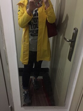 「FILA（フィラ）のアイテム（スタジャン）」を使った、乱乱乱脖子さん（レディース・161cm）の秋コーディネート