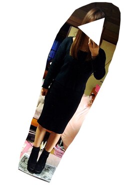 「ショート丈トップス」｜「アイテム（ブーティ）」を使った、K.Megumiさん（レディース・155cm）の秋コーディネート
