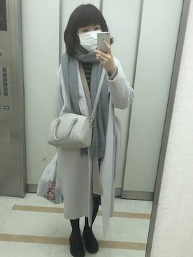 「JOURNAL STANDARD（ジャーナルスタンダード）のアイテム（その他アウター）」を使った、眉毛さん（レディース・169cm）の冬コーディネート