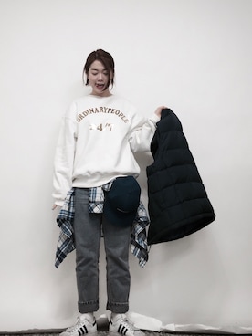 「MTM」｜「アイテム（ジャケット/アウター）」を使った、DORIDORINOLITERさん（レディース・160cm）の春コーディネート