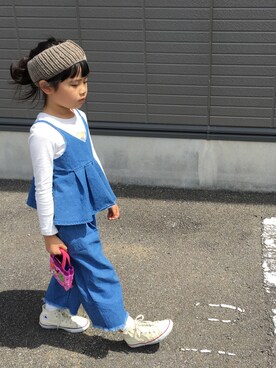 「アイテム（キャミソール）」を使った、tre.☆さん（キッズ・120cm）の春コーディネート