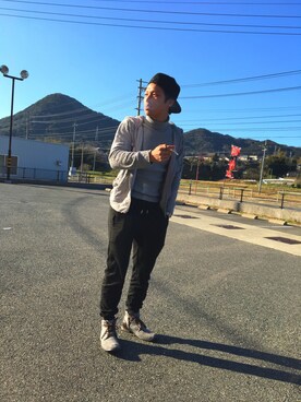 「MCD（エムシーディー）のアイテム（トップス）」を使った、     Honey☆Bee☆さん（メンズ・170cm）の春コーディネート