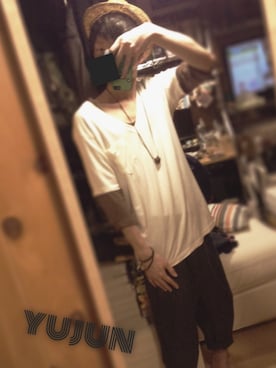 「ゆるパンツ」｜yujunさん（メンズ・169cm）の夏コーディネート