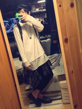 「SHAREEF（シャリーフ）のアイテム（キャップ）」を使った、yujunさん（メンズ・169cm）の夏コーディネート