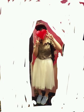 「レトロスニーカー」｜ﾅ ﾂ ｵ ﾝさん（レディース・158cm）の夏コーディネート