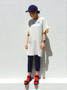 「ORiental TRaffic（オリエンタルトラフィック）の【再値下げ！SALE 50%OFF】【スポーツ系サンダル人気No1！】★スポーツサンダル★5203（サンダル）」を使った、narumiさん（レディース・168cm）の春コーディネート