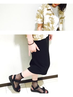 「ORiental TRaffic（オリエンタルトラフィック）の【再値下げ！SALE 50%OFF】【スポーツ系サンダル人気No1！】★スポーツサンダル★5203（サンダル）」を使った、narumiさん（レディース・168cm）の夏コーディネート