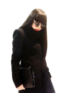 「GIVENCHY」｜「アイテム（その他アウター）」を使った、Rさん（レディース・156cm）の冬コーディネート