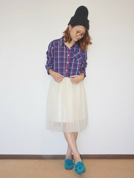 「モカシン」｜akiさん（レディース・151cm）の秋コーディネート