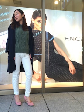 「AZUL ENCANTO（アズールエンカント）のアイテム」を使った、ayuさん（レディース・162cm）の冬コーディネート