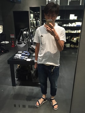 「FREESEAM（フリーシーム）のアイテム」を使った、そけチャンさん（メンズ・182cm）の夏コーディネート