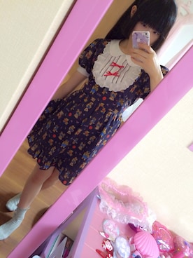 「Nile PERCH（ナイルパーチ）のアイテム（ワンピース/ドレス）」を使った、しおかさん（レディース・159cm）の秋コーディネート