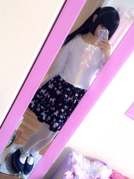 「BABY, THE STARS SHINE BRIGHT」｜「アイテム（スカート）」を使った、しおかさん（レディース・159cm）の秋コーディネート