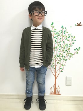 tⅲ♥︎brothersさん(キッズ・110cm)の冬コーディネート