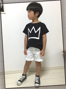 tⅲ♥︎brothersさん（キッズ・110cm）の夏コーディネート