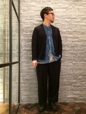 「AURALEE」｜muraさん（メンズ・165cm）の冬コーディネート