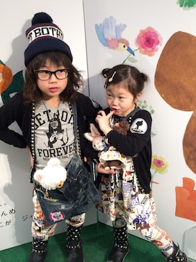 いろぴぴぴさん（キッズ・100cm）の春コーディネート