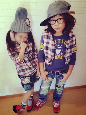 いろぴぴぴさん（キッズ・120cm）の秋コーディネート