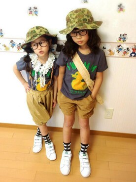 いろぴぴぴさん（キッズ・123cm）の春コーディネート