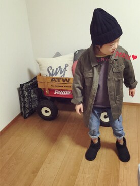 にーにさん(キッズ・110cm)の冬コーディネート