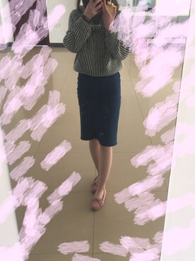 「cache cache（カシュ カシュ）のアイテム（その他トップス）」を使った、ivyminiさん（レディース・158cm）の春コーディネート