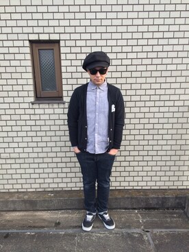 「アイテム（キャスケット）」を使った、KONさん（メンズ・162cm・20代）の春コーディネート