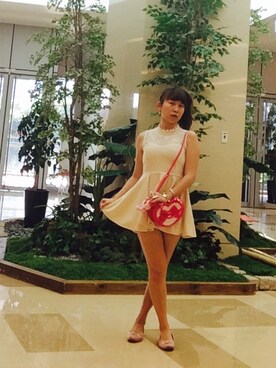 「Charlotte Olympia（シャーロットオリンピア）のアイテム（その他シューズ）」を使った、韋耀婷Pinky小兔喵さん（レディース・158cm）の秋コーディネート